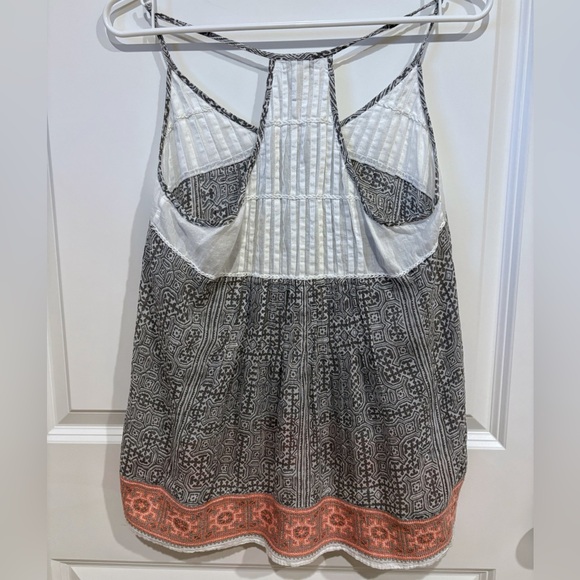 Women's Joie Embroidered Aztec Spaghetti Strap Tank Top‎ Size Small - Picture 6 of 8